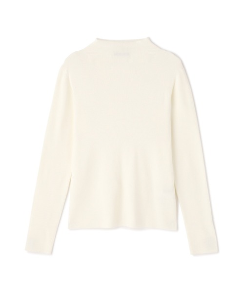 N.（N. Natural Beauty Basic）（エヌエヌナチュラルビューティーベーシック）の「◆ウォームアップリブボトルネックニット（ニット/セーター・レディース・ホワイト/ブラック/グレー・MEDIUM）」の15枚目の写真