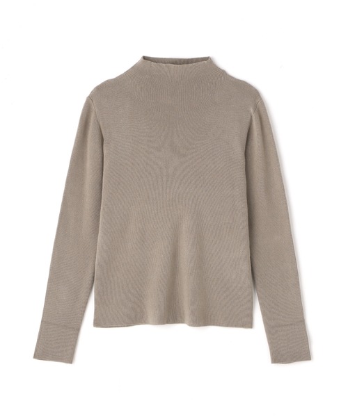 N.（N. Natural Beauty Basic）（エヌエヌナチュラルビューティーベーシック）の「◆ウォームアップリブボトルネックニット（ニット/セーター・レディース・ホワイト/ブラック/グレー・MEDIUM）」の19枚目の写真