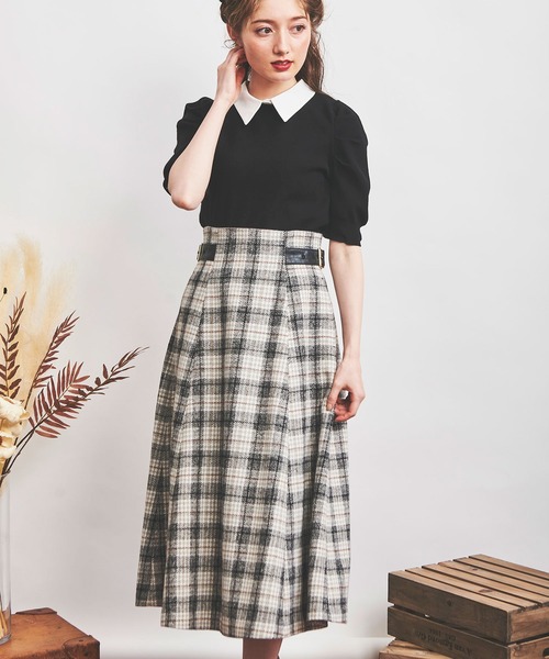 NOELA（ノエラ）の「カラーデザインカフスニット（ニット/セーター・レディース・ブラック/ピンク/キャメル・FREE）」の15枚目の写真