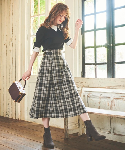 NOELA（ノエラ）の「カラーデザインカフスニット（ニット/セーター・レディース・ブラック/ピンク/キャメル・FREE）」の17枚目の写真