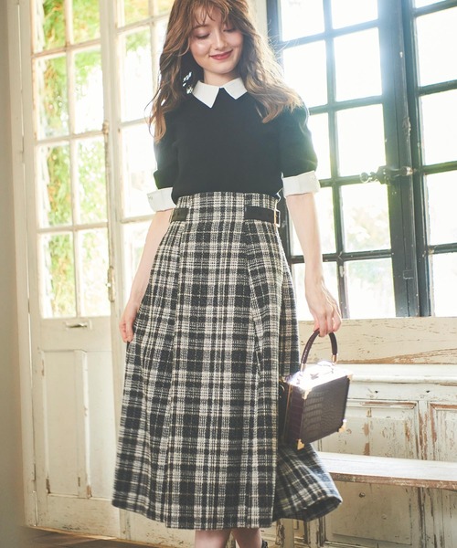 NOELA（ノエラ）の「カラーデザインカフスニット（ニット/セーター・レディース・ブラック/ピンク/キャメル・FREE）」の19枚目の写真