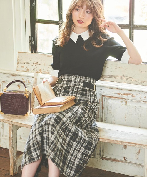 NOELA（ノエラ）の「カラーデザインカフスニット（ニット/セーター・レディース・ブラック/ピンク/キャメル・FREE）」の20枚目の写真