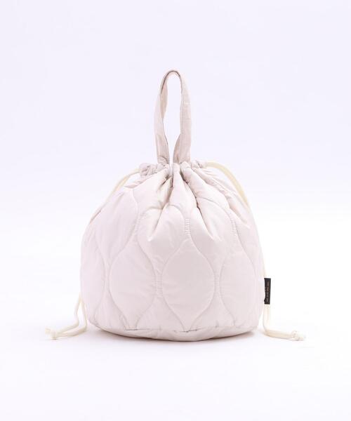 coen（コーエン）の「キルト巾着トートバッグ（ショルダーバッグ・レディース・ブラック/オフホワイト/オリーブ・FREE）」の18枚目の写真