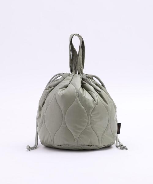 coen（コーエン）の「キルト巾着トートバッグ（ショルダーバッグ・レディース・ブラック/オフホワイト/オリーブ・FREE）」の20枚目の写真