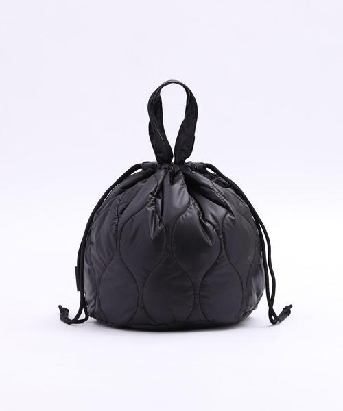 coen（コーエン）の「キルト巾着トートバッグ（ショルダーバッグ・レディース・ブラック/オフホワイト/オリーブ・FREE）」の22枚目の写真