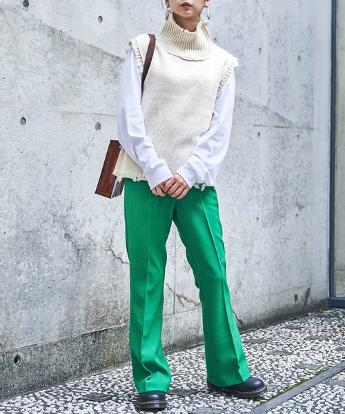 Snap club（スナップクラブ）の「【Snap club】ダメージアンサンブルニット（ニット/セーター・レディース・ブラック/オレンジ/アイボリー・FREE）」の17枚目の写真