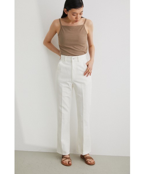 STYLEMIXER(スタイルミキサー)の「センタープレスデニム(デニムパンツ・レディース・ホワイト/インディゴブルー・SMALL/MEDIUM/X-SMALL)」の3枚目の写真