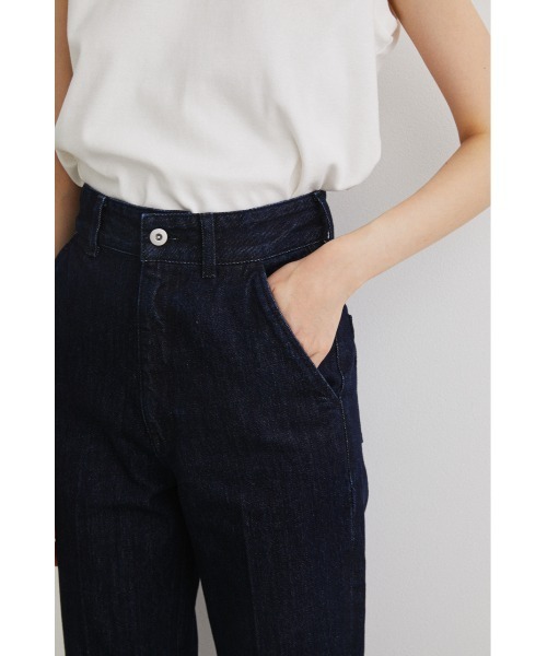 STYLEMIXER(スタイルミキサー)の「センタープレスデニム(デニムパンツ・レディース・ホワイト/インディゴブルー・SMALL/MEDIUM/X-SMALL)」の13枚目の写真