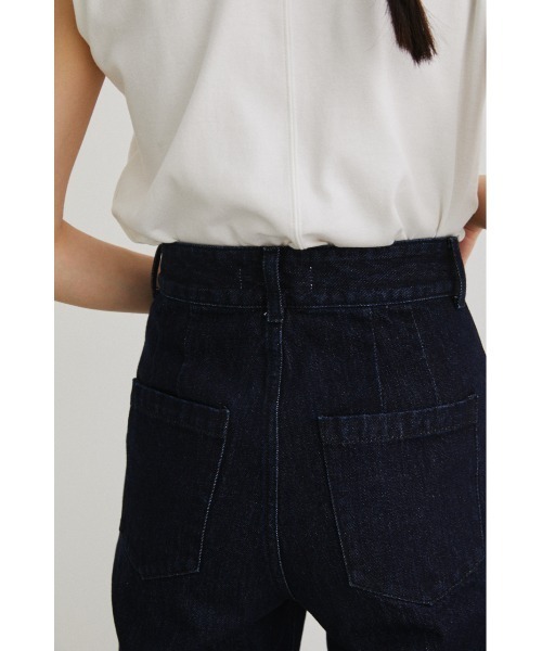 STYLEMIXER(スタイルミキサー)の「センタープレスデニム(デニムパンツ・レディース・ホワイト/インディゴブルー・SMALL/MEDIUM/X-SMALL)」の18枚目の写真