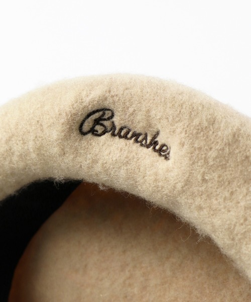 BRANSHES(ブランシェス)の「ウールベレー帽(ハンチング/ベレー帽・キッズ・アイボリー/キャメル・M/L)」の10枚目の写真