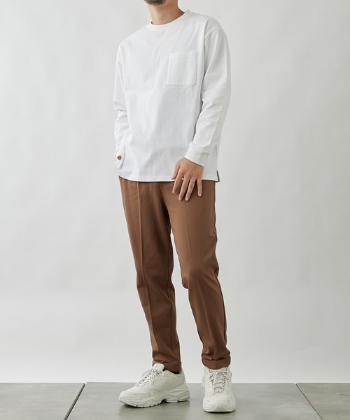 COLONY 2139（コロニートゥーワンスリーナイン）の「COLOR KEEPポケット付き長袖Tシャツ（Tシャツ/カットソー・メンズ・ホワイト/ブラック/ネイビー・MEDIUM/LARGE/X-LARGE）」の4枚目の写真