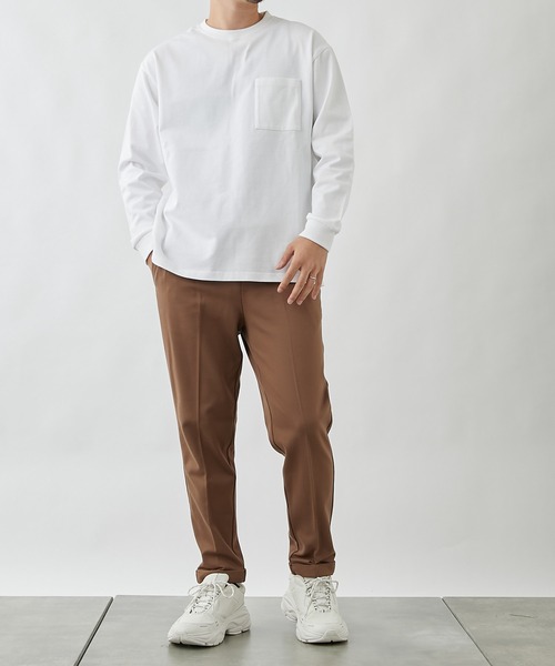 COLONY 2139（コロニートゥーワンスリーナイン）の「COLOR KEEPポケット付き長袖Tシャツ（Tシャツ/カットソー・メンズ・ホワイト/ブラック/ネイビー・MEDIUM/LARGE/X-LARGE）」の10枚目の写真