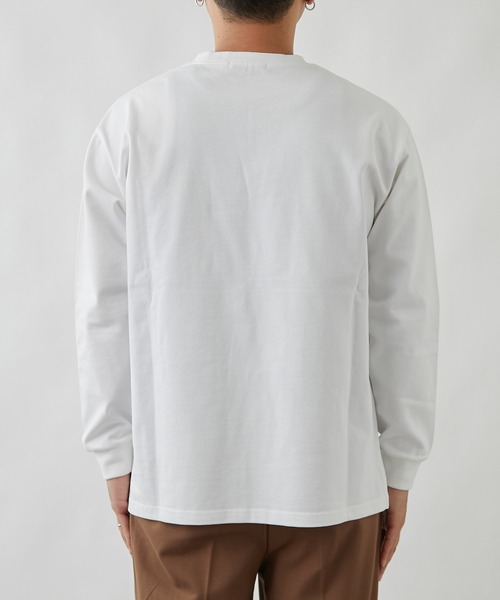 COLONY 2139（コロニートゥーワンスリーナイン）の「COLOR KEEPポケット付き長袖Tシャツ（Tシャツ/カットソー・メンズ・ホワイト/ブラック/ネイビー・MEDIUM/LARGE/X-LARGE）」の18枚目の写真