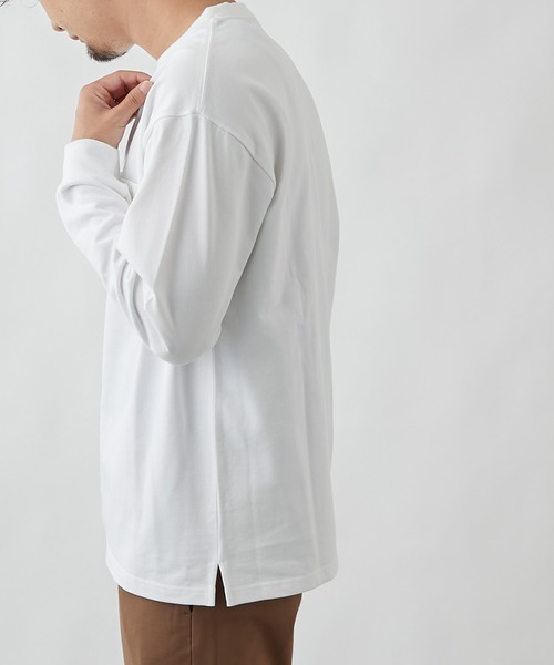 COLONY 2139（コロニートゥーワンスリーナイン）の「COLOR KEEPポケット付き長袖Tシャツ（Tシャツ/カットソー・メンズ・ホワイト/ブラック/ネイビー・MEDIUM/LARGE/X-LARGE）」の16枚目の写真