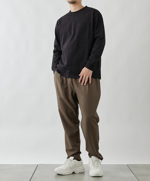 COLONY 2139（コロニートゥーワンスリーナイン）の「COLOR KEEPポケット付き長袖Tシャツ（Tシャツ/カットソー・メンズ・ホワイト/ブラック/ネイビー・MEDIUM/LARGE/X-LARGE）」の8枚目の写真