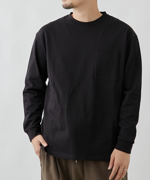 COLONY 2139（コロニートゥーワンスリーナイン）の「COLOR KEEPポケット付き長袖Tシャツ（Tシャツ/カットソー・メンズ・ホワイト/ブラック/ネイビー・MEDIUM/LARGE/X-LARGE）」の17枚目の写真