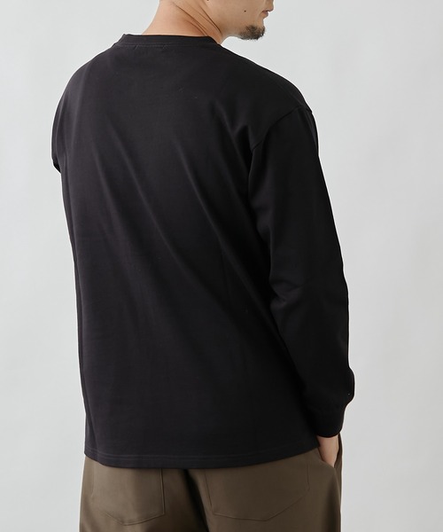 COLONY 2139（コロニートゥーワンスリーナイン）の「COLOR KEEPポケット付き長袖Tシャツ（Tシャツ/カットソー・メンズ・ホワイト/ブラック/ネイビー・MEDIUM/LARGE/X-LARGE）」の5枚目の写真