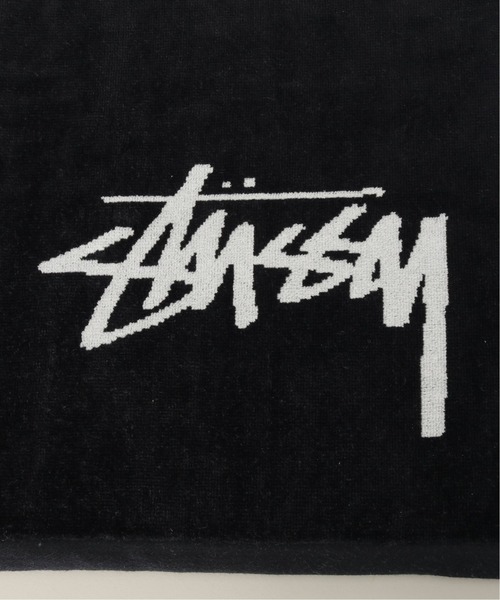 STUSSY（ステューシー）の「【STUSSY / ステューシー】 Stussy Dice Jacquard Beach Towel（ハンカチ/ハンドタオル・メンズ・ブラック・FREE）」の4枚目の写真