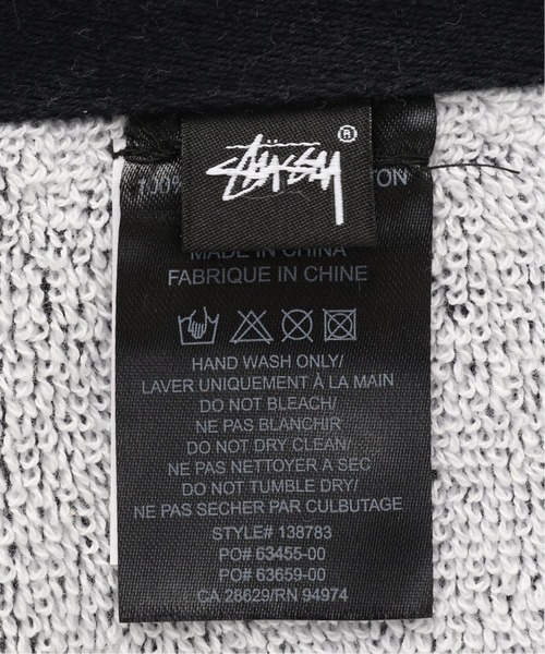 STUSSY（ステューシー）の「【STUSSY / ステューシー】 Stussy Dice Jacquard Beach Towel（ハンカチ/ハンドタオル・メンズ・ブラック・FREE）」の6枚目の写真