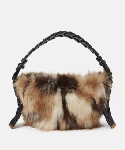 STELLA McCARTNEY（ステラマッカートニー）の「Hobo Medium Zip Shoulder Eco Alter Mat / ホーボー ミディアムジップショルダー バッグ（ボディバッグ/ウエストポーチ・レディース・マルチ・ONE SIZE）」の3枚目の写真