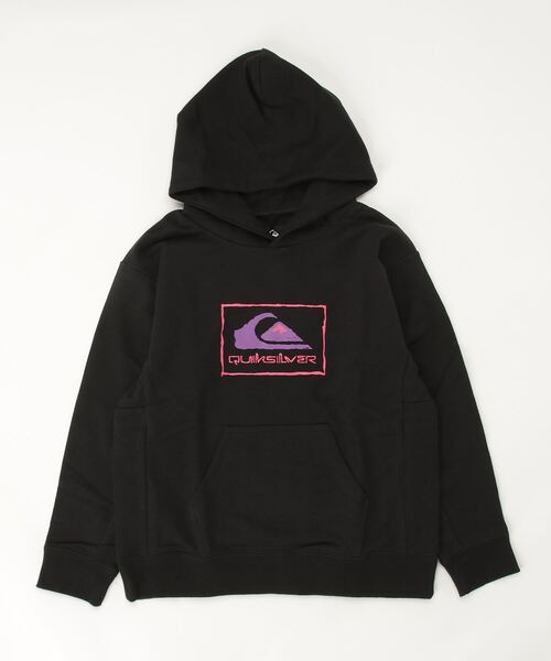Quiksilver（クイックシルバー）の「QUIKSILVER/クイックシルバー キッズ パーカー KPO214106（パーカー・キッズ・ブラック/パープル・140cm/160cm/150cm/130cm）」の2枚目の写真