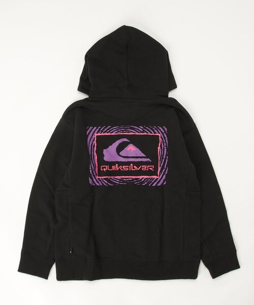 Quiksilver（クイックシルバー）の「QUIKSILVER/クイックシルバー キッズ パーカー KPO214106（パーカー・キッズ・ブラック/パープル・140cm/160cm/150cm/130cm）」の3枚目の写真