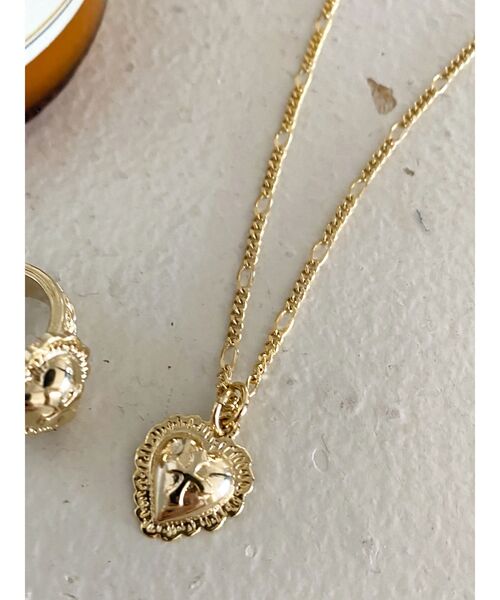 GYDA（ジェイダ）の「JEYSUSハートクロスネックレス（ネックレス・レディース・ゴールド/シルバー・FREE）」の9枚目の写真