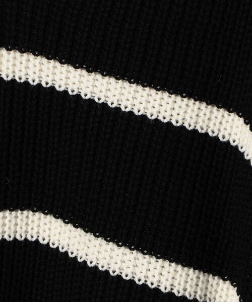 SHIPS（シップス）の「【WEB限定】〈手洗い可能〉スキッパーニット×ロンTセット 21FW◆（ニット/セーター・レディース・ブラック/ベージュ/オフホワイト/ライトグリーン/アイボリー/ダークグレー・ONE SIZE）」の13枚目の写真