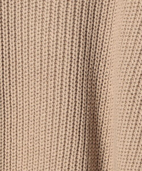 SHIPS（シップス）の「【WEB限定】〈手洗い可能〉スキッパーニット×ロンTセット 21FW◆（ニット/セーター・レディース・ブラック/ベージュ/オフホワイト/ライトグリーン/アイボリー/ダークグレー・ONE SIZE）」の17枚目の写真