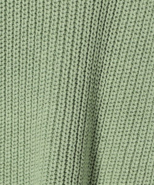 SHIPS（シップス）の「【WEB限定】〈手洗い可能〉スキッパーニット×ロンTセット 21FW◆（ニット/セーター・レディース・ブラック/ベージュ/オフホワイト/ライトグリーン/アイボリー/ダークグレー・ONE SIZE）」の19枚目の写真