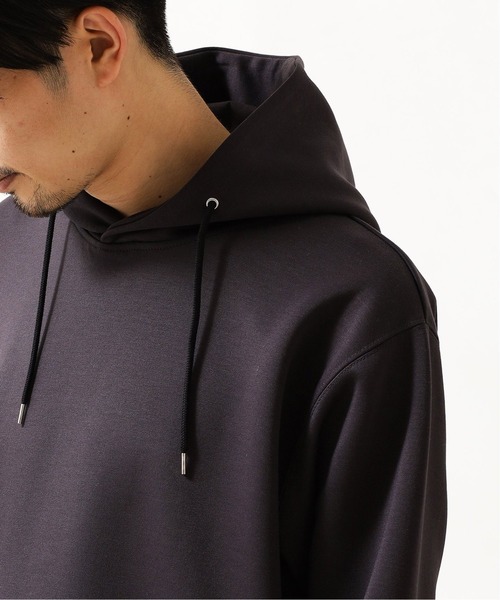 417 EDIFICE(フォーワンセブンエディフィス)の「ダンボールニットプルオーバーパーカー(パーカー・メンズ・チャコールグレー/アイボリー/ベージュ/ブルー・SMALL/MEDIUM/LARGE/X-LARGE)」の5枚目の写真