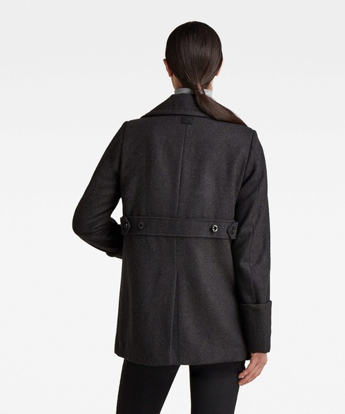 G-STAR（ジースター）の「WOOL MID PEACOAT/ピーコート（ピーコート・レディース・ダークグレー・X-SMALL/SMALL）」の3枚目の写真