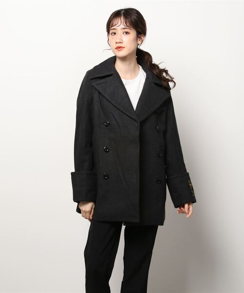 G-STAR（ジースター）の「WOOL MID PEACOAT/ピーコート（ピーコート・レディース・ダークグレー・X-SMALL/SMALL）」の8枚目の写真