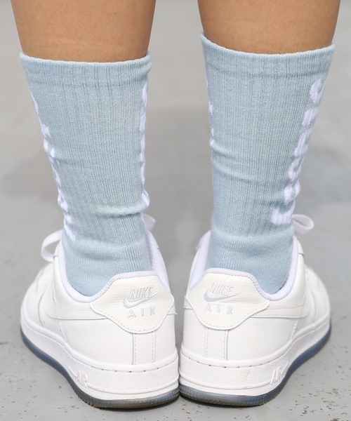 STUSSY（ステューシー）の「STUSSY/ステューシー HELVETICA JACQUARD CREW SOCKS ソックス ブランドロゴ（ソックス/靴下・メンズ・ホワイト/ブルー/ブラック/オレンジ・FREE）」の19枚目の写真