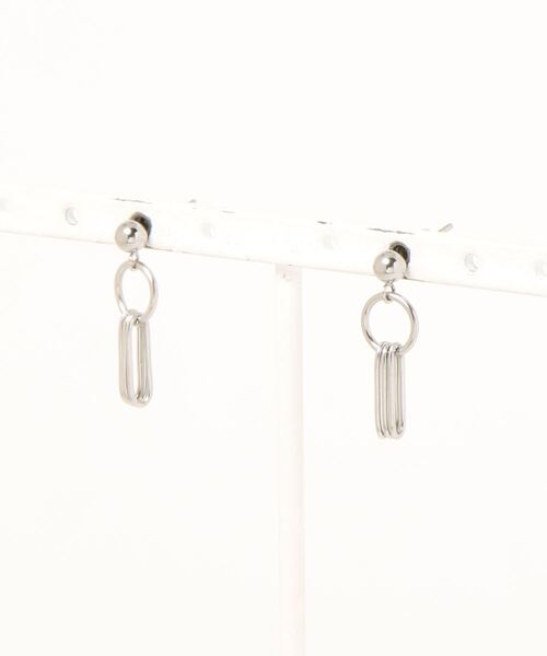 Port(ポート)の「シンプル 3連フープ ピアス(ユニセックス / メンズアクセ)(ピアス(両耳用)・メンズ・ブラック/シルバー/ゴールド・FREE)」の8枚目の写真