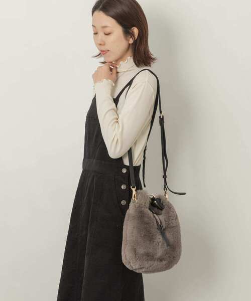 URBAN RESEARCH Sonny Label（アーバンリサーチサニーレーベル）の「『UR TECH』ハイネックプルオーバー（Tシャツ/カットソー・レディース・ブラック/オフホワイト/グレー・FREE）」の5枚目の写真