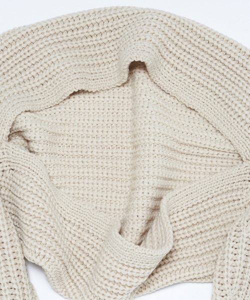 WHO'S WHO gallery(フーズフーギャラリー)の「ボレロニット(カーディガン/ボレロ・レディース・ブラック/グレー/アイボリー・FREE)」の20枚目の写真