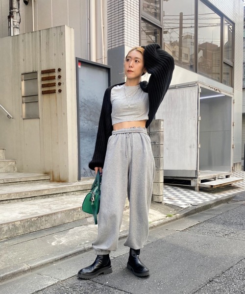 WHO'S WHO gallery(フーズフーギャラリー)の「ボレロニット(カーディガン/ボレロ・レディース・ブラック/グレー/アイボリー・FREE)」の13枚目の写真