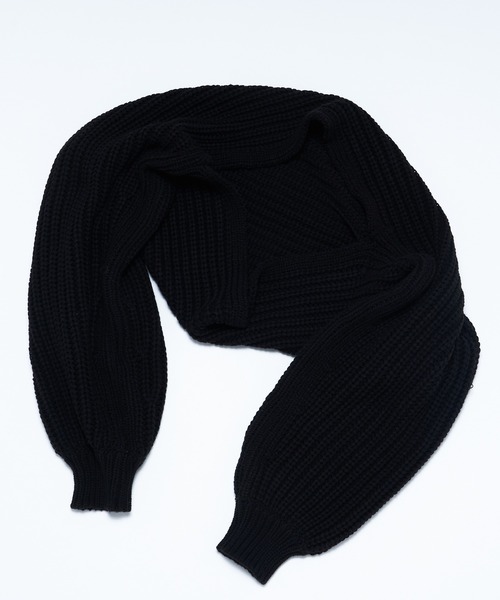 WHO'S WHO gallery(フーズフーギャラリー)の「ボレロニット(カーディガン/ボレロ・レディース・ブラック/グレー/アイボリー・FREE)」の22枚目の写真