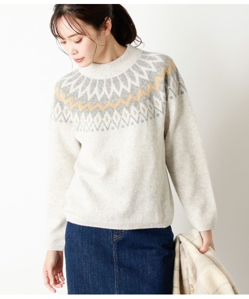 ホールガーメント 求心フェアアイルニット ホールガーメント 求心フェアアイルニット
