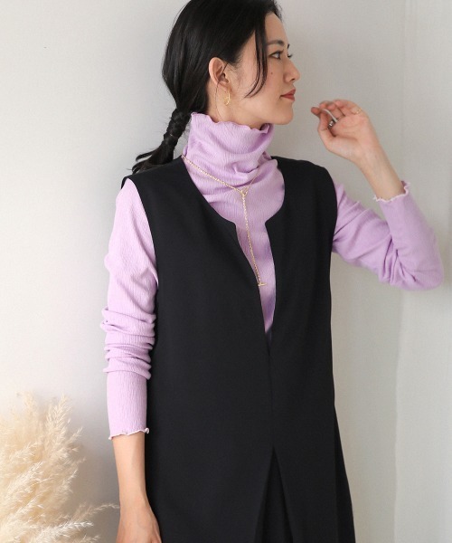 Bou Jeloud（ブージュルード）の「【WEB限定】ランダムメロートップス（Tシャツ/カットソー・レディース・ブラック/ベージュ/ブルー/アイボリー/ラベンダー/ベージュ系その他/ピンク/グリーン/ブラック系その他・FREE）」の9枚目の写真