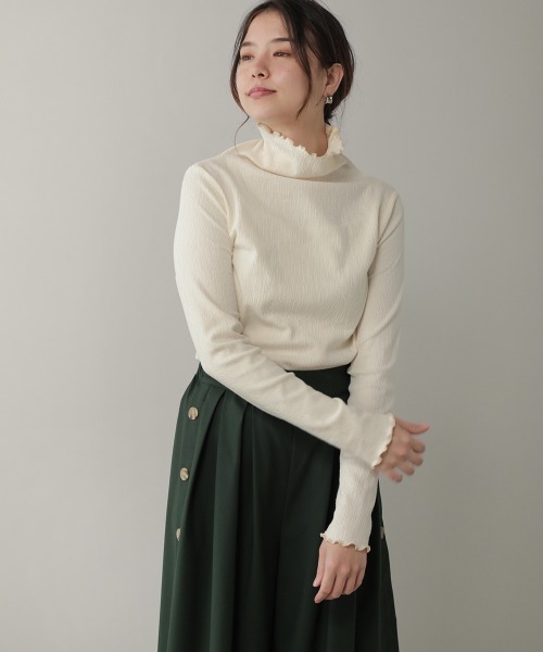 Bou Jeloud（ブージュルード）の「【WEB限定】ランダムメロートップス（Tシャツ/カットソー・レディース・ブラック/ベージュ/ブルー/アイボリー/ラベンダー/ベージュ系その他/ピンク/グリーン/ブラック系その他・FREE）」の10枚目の写真