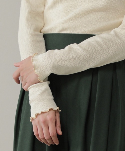 Bou Jeloud（ブージュルード）の「【WEB限定】ランダムメロートップス（Tシャツ/カットソー・レディース・ブラック/ベージュ/ブルー/アイボリー/ラベンダー/ベージュ系その他/ピンク/グリーン/ブラック系その他・FREE）」の12枚目の写真