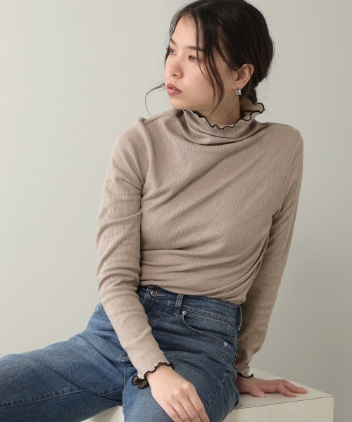 Bou Jeloud（ブージュルード）の「【WEB限定】ランダムメロートップス（Tシャツ/カットソー・レディース・ブラック/ベージュ/ブルー/アイボリー/ラベンダー/ベージュ系その他/ピンク/グリーン/ブラック系その他・FREE）」の22枚目の写真