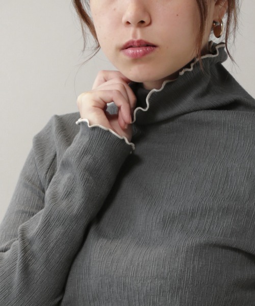 Bou Jeloud（ブージュルード）の「【WEB限定】ランダムメロートップス（Tシャツ/カットソー・レディース・ブラック/ベージュ/ブルー/アイボリー/ラベンダー/ベージュ系その他/ピンク/グリーン/ブラック系その他・FREE）」の15枚目の写真