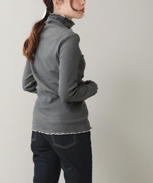 Bou Jeloud（ブージュルード）の「【WEB限定】ランダムメロートップス（Tシャツ/カットソー・レディース・ブラック/ベージュ/ブルー/アイボリー/ラベンダー/ベージュ系その他/ピンク/グリーン/ブラック系その他・FREE）」の17枚目の写真