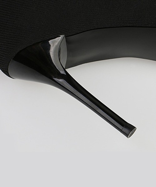 Jasmine Grandiflorum（ジャスミングランディフローラム）の「【Jasmine】華奢見え！ピンヒールソックスブーツ (AW)（ブーツ・レディース・ブラック/ベージュ・22.5cm/23.5cm/24.5cm/25.5cm/23.0cm/24.0cm/25.0cm）」の16枚目の写真