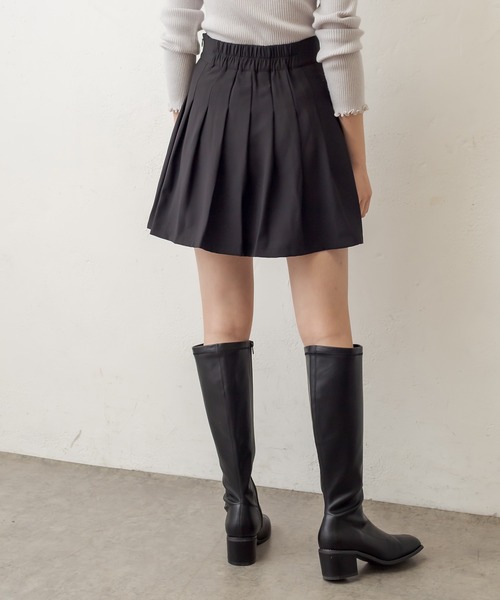 OLIVE des OLIVE（オリーブデオリーブ）の「プリーツミニスカート（スカート・レディース・ブラック/ベージュ/ダークブラウン/ブラウン/ライトブラウン・FREE）」の17枚目の写真