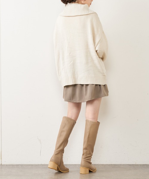 OLIVE des OLIVE（オリーブデオリーブ）の「プリーツミニスカート（スカート・レディース・ブラック/ベージュ/ダークブラウン/ブラウン/ライトブラウン・FREE）」の8枚目の写真