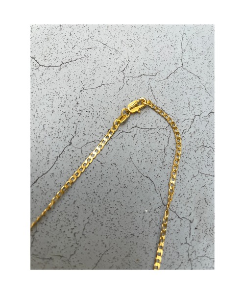 ulu(ウル)の「gold azuki chain necklace【silver925】(ネックレス・レディース・ゴールド・FREE)」の3枚目の写真